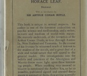 Under the Southern Cross – Horace Leaf [Intro by Sir Arthur Conan Doyle - Spiritualism Down under etc] – First Edition 1923