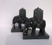 Howdah Elephants Bookends from Aronson 1923