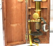 Antique French Microscope [Probably Nachet – see Billings Collection] – c1860