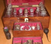 Fine Apothecary/ Medical Cabinet – c1850- Godfrey & Cooke London [Established 1680]