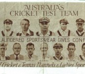 Australian Ashes Cricket Team 1934 [Bradman, Woodfull, Ponsford et al] Unusual Original Advertising Memorabilia.