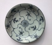 Tek Sing Shipwreck Treasure – Dish decorated in Lotus, Lingzhi and Peach – 1822